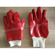 Cotton Interlock PVC Coated Safety Work Glove (P9002)